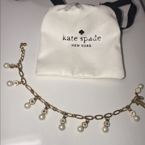 KATE SPACE PEARL CHARM BRACELET!! - Picture 2 of 3